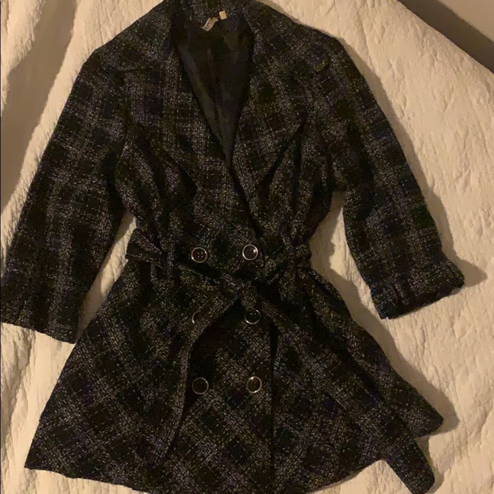Black blazer jacket child large heart soul